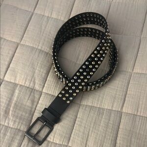 CAbi Black Studded Belt